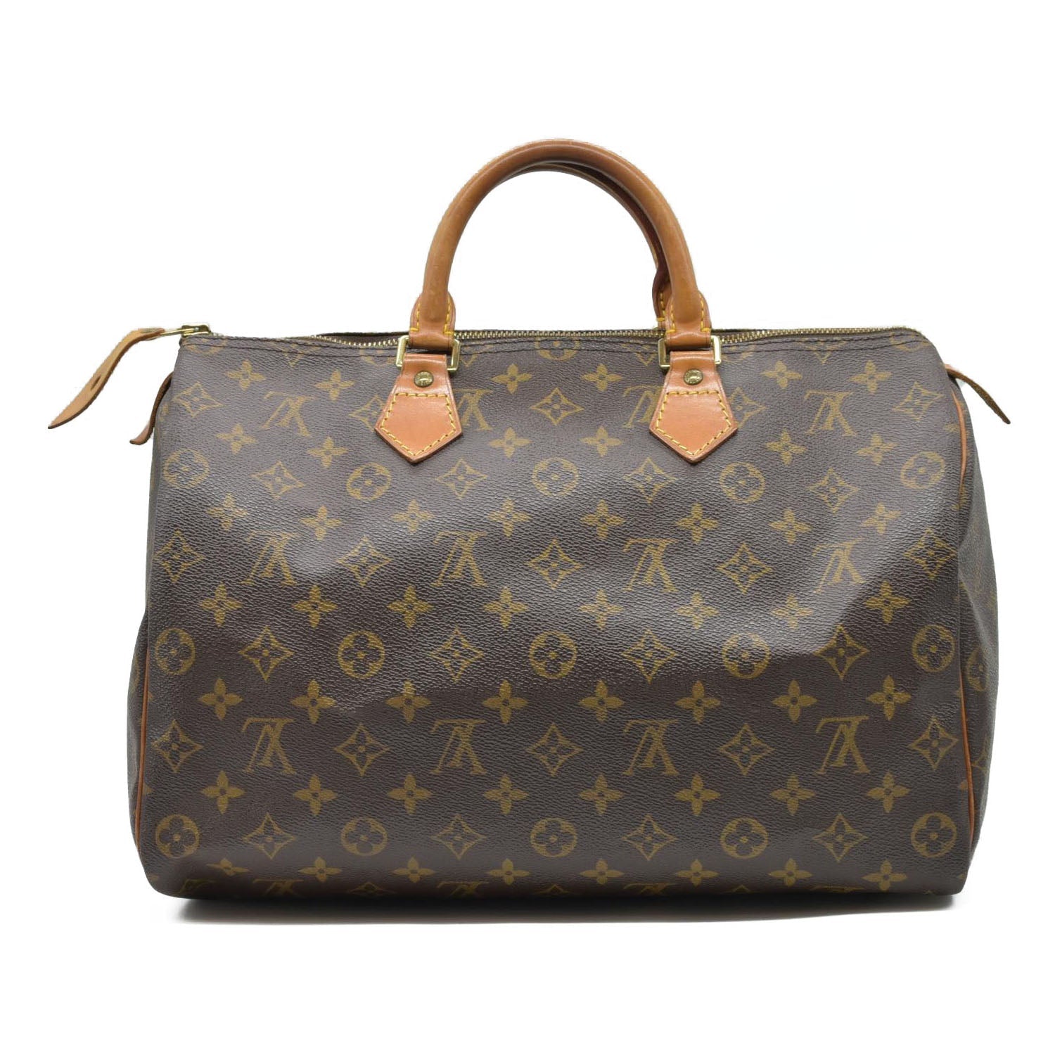 $1700 Louis Vuitton Monogram Speedy 35 SP0947