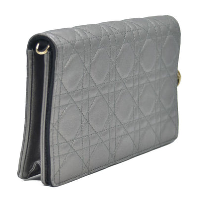 $2400 Christian Dior Cannage Lady Convertible Clutch 10020448
