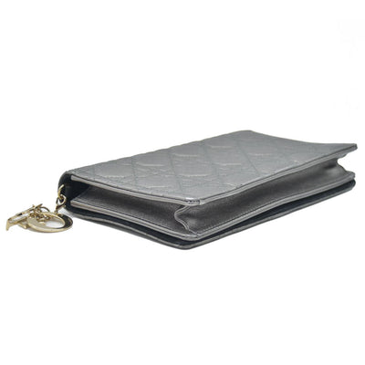 $2400 Christian Dior Cannage Lady Convertible Clutch 10020448