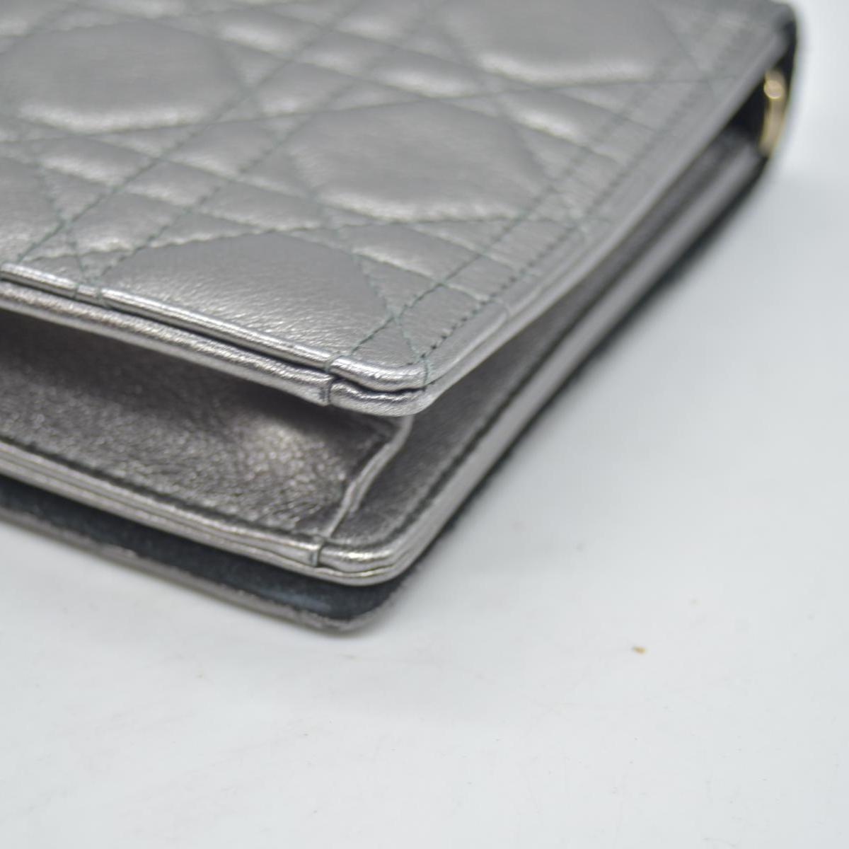 $2400 Christian Dior Cannage Lady Convertible Clutch 10020448