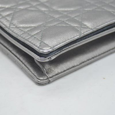 $2400 Christian Dior Cannage Lady Convertible Clutch 10020448