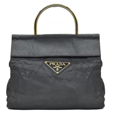 $1250 Prada  Tessuto Nylon Top Handle Bag Vintage