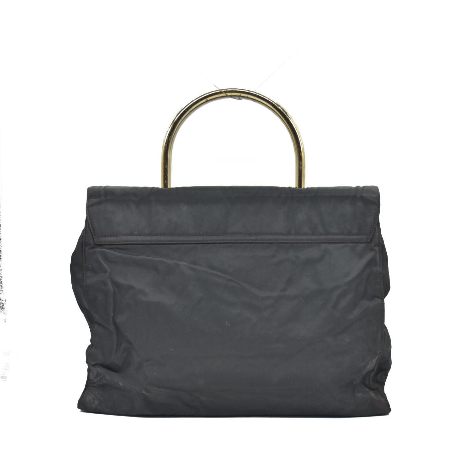 $1250 Prada  Tessuto Nylon Top Handle Bag Vintage
