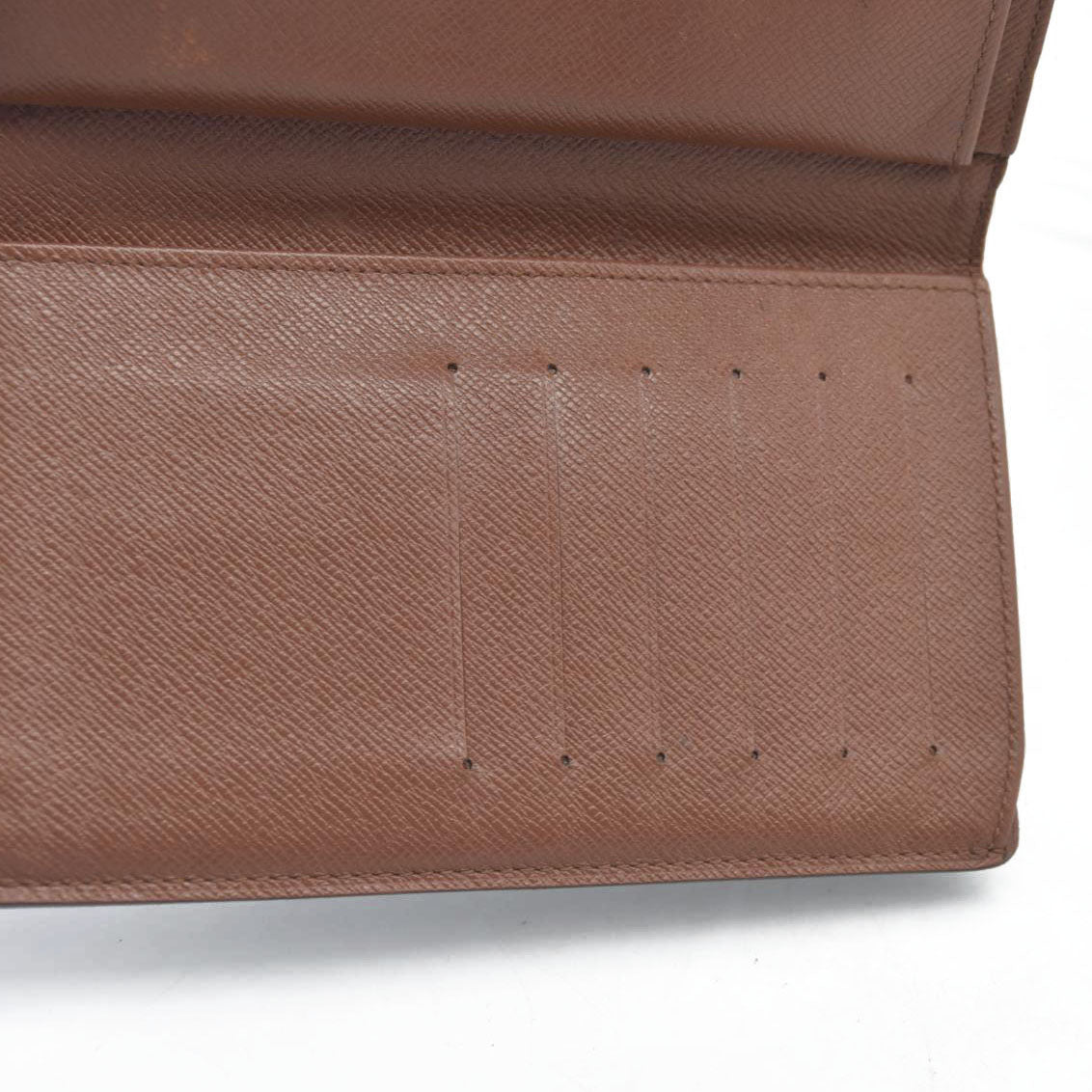 $550 CONSIGNMENT Louis Vuitton Monogram Canvas Porte Tresor Etui Papier Wallet SP0927 CONSIGNMENT