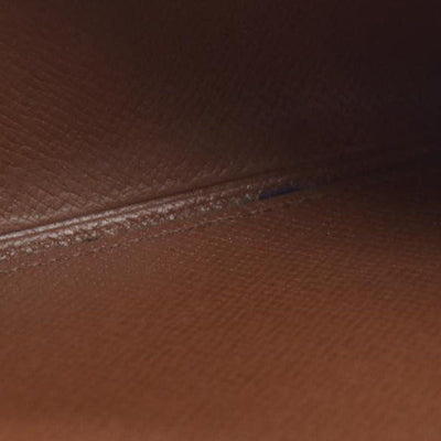 $550 CONSIGNMENT Louis Vuitton Monogram Canvas Porte Tresor Etui Papier Wallet SP0927 CONSIGNMENT