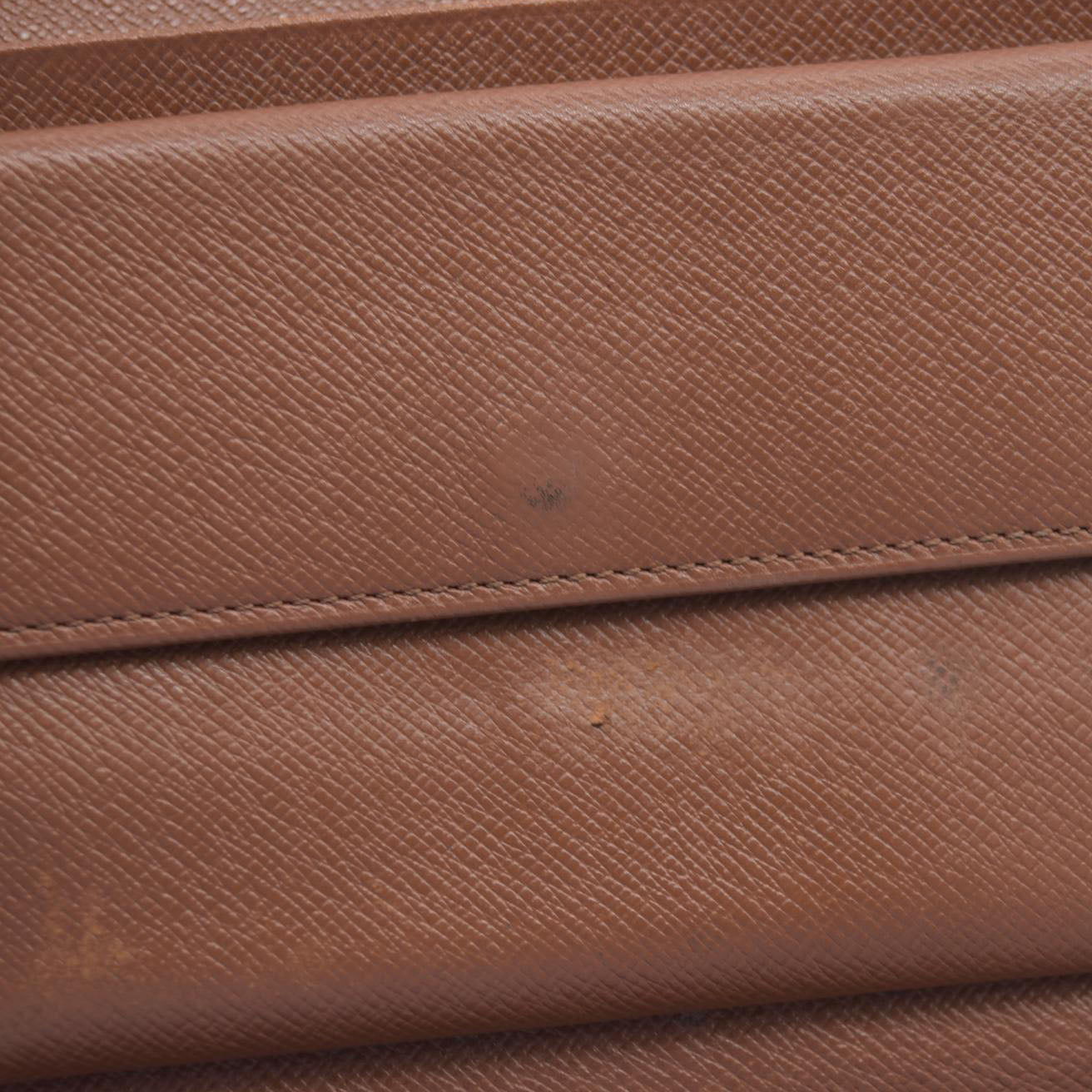 $550 CONSIGNMENT Louis Vuitton Monogram Canvas Porte Tresor Etui Papier Wallet SP0927 CONSIGNMENT