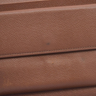 $550 CONSIGNMENT Louis Vuitton Monogram Canvas Porte Tresor Etui Papier Wallet SP0927 CONSIGNMENT