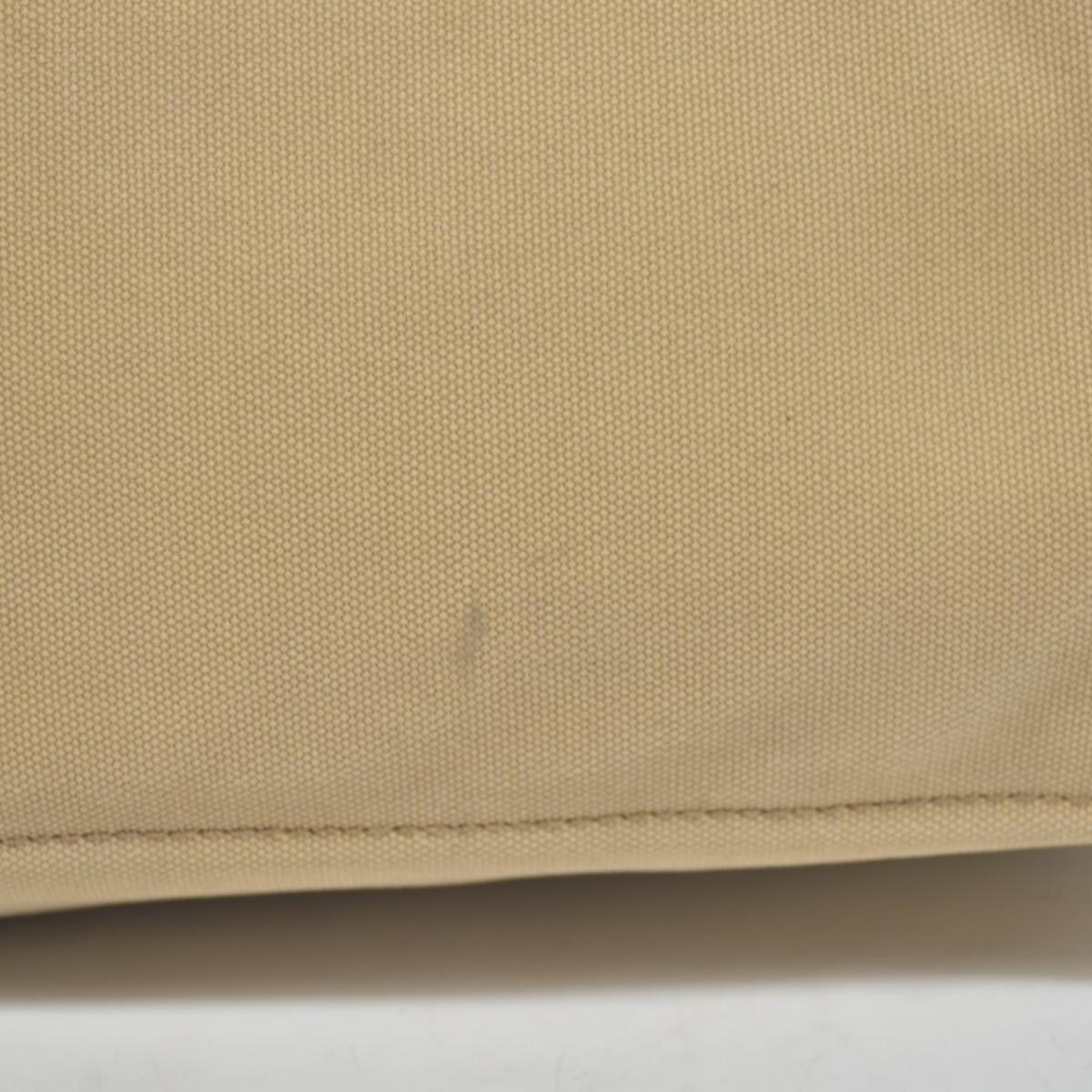$1150 Prada Canvas Tote Bag Beige