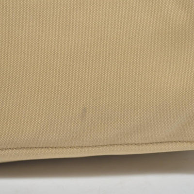 $1150 Prada Canvas Tote Bag Beige