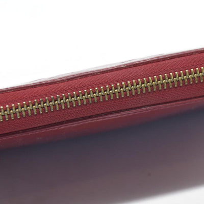 $970 Louis Vuitton Pomme d'Amour Monogram Vernis Zippy Wallet CONSIGNMENT