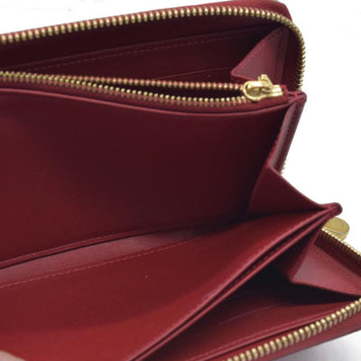 $970 Louis Vuitton Pomme d'Amour Monogram Vernis Zippy Wallet CONSIGNMENT
