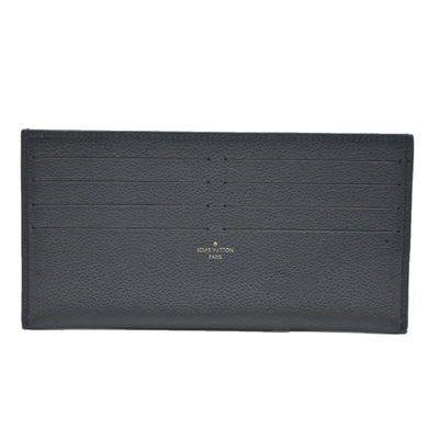 Louis Vuitton  Calfskin Felicie Chain Wallet Card Holder Insert Black