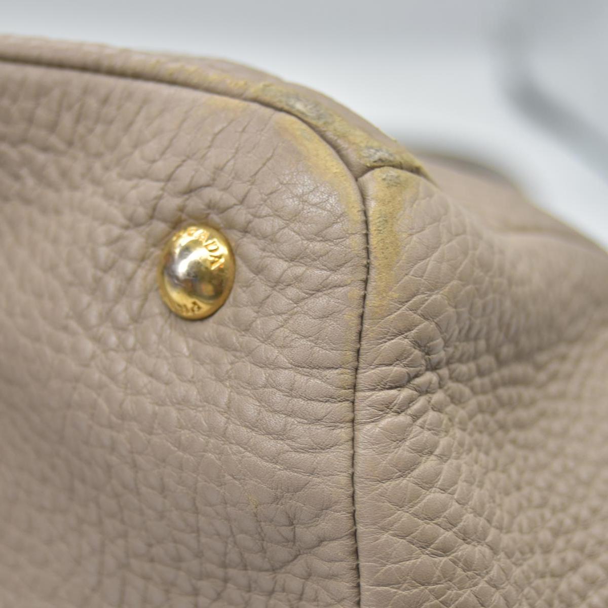 $3500 Prada Convertible Shopping Tote Vitello Daino Medium
