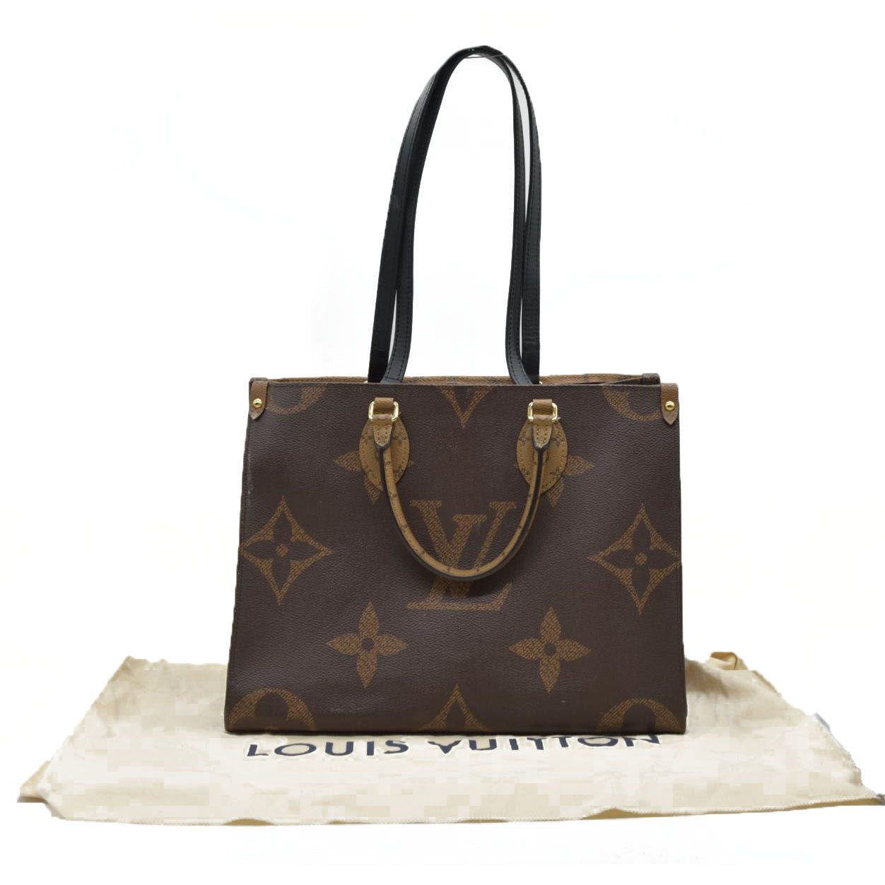 $3300 AUCTION Louis Vuitton Reverse Monogram Giant Onthego MM RFID