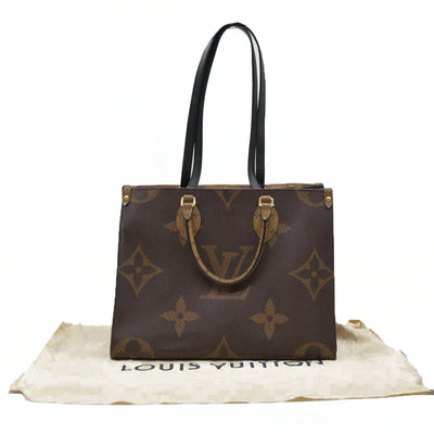 $3300 AUCTION Louis Vuitton Reverse Monogram Giant Onthego MM RFID
