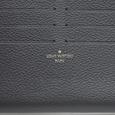 Louis Vuitton  Calfskin Felicie Chain Wallet Card Holder Insert Black