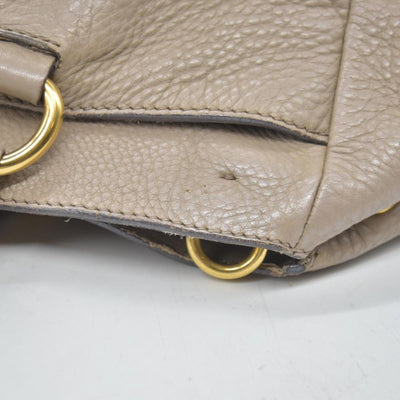 $3500 Prada Convertible Shopping Tote Vitello Daino Medium