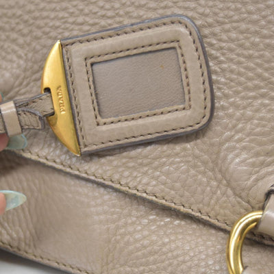 $3500 Prada Convertible Shopping Tote Vitello Daino Medium