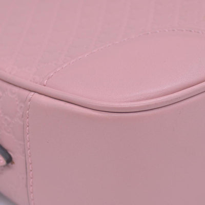$1290 Gucci Microguccissima Bree Crossbody Pink CONSIGNMENT 10021173
