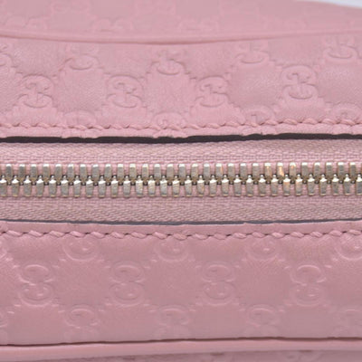 $1290 Gucci Microguccissima Bree Crossbody Pink CONSIGNMENT 10021173