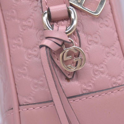 $1290 Gucci Microguccissima Bree Crossbody Pink CONSIGNMENT 10021173