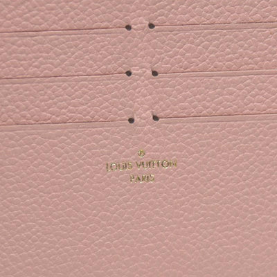Louis Vuitton  Calfskin Felicie Chain Wallet Card Holder Insert Pink