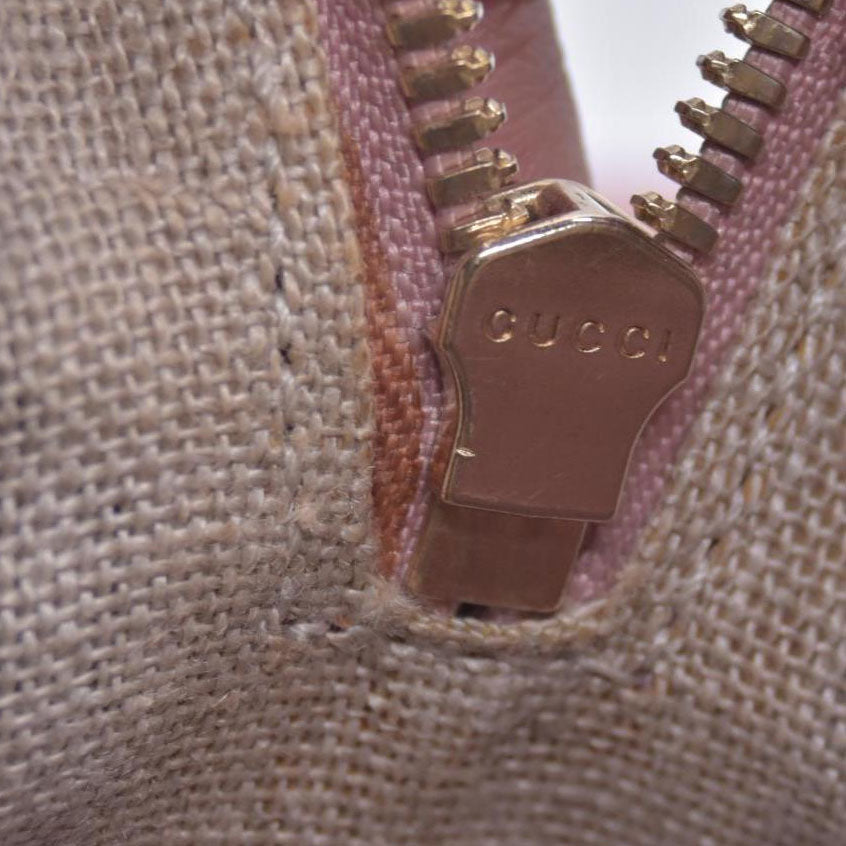 $1290 Gucci Microguccissima Bree Crossbody Pink CONSIGNMENT 10021173