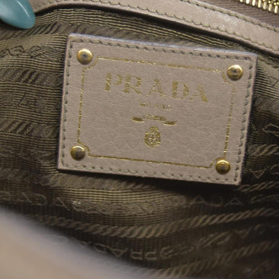 $3500 Prada Convertible Shopping Tote Vitello Daino Medium