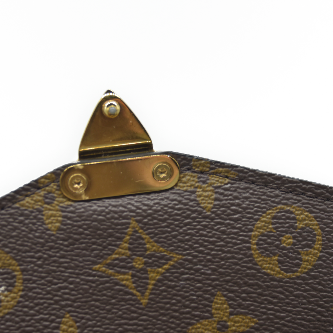 LOUIS VUITTON Monogram Braided Pochette Metis Creme Beige