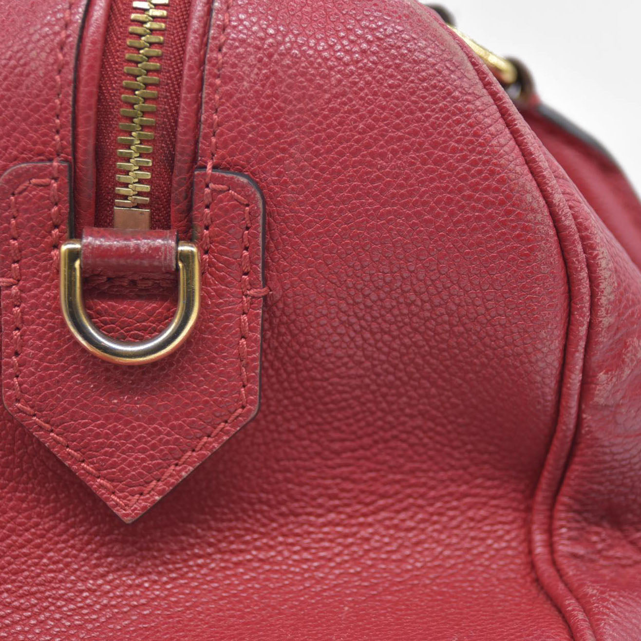 Louis Vuitton  Empreinte Speedy Bandouliere 25 NM Scarlet DU1149