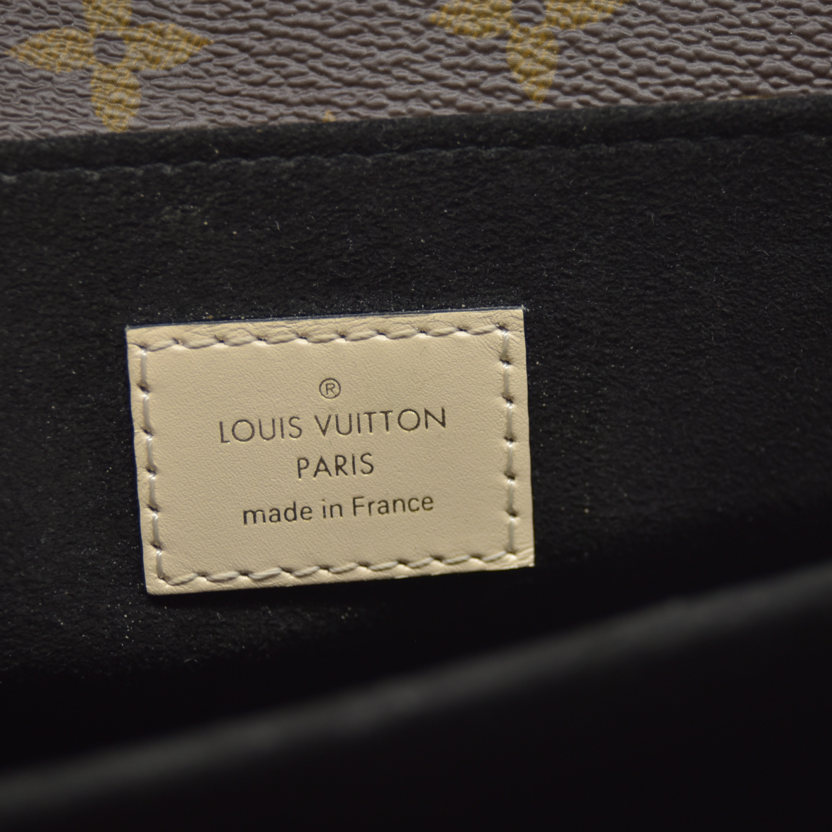 LOUIS VUITTON Monogram Braided Pochette Metis Creme Beige