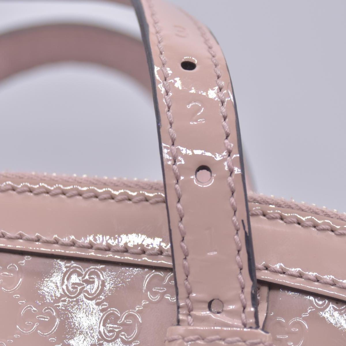$1350 Gucci Patent Microguccissima Small Nice Top Handle Dome Bag Pink CONSIGNMENT 10021166