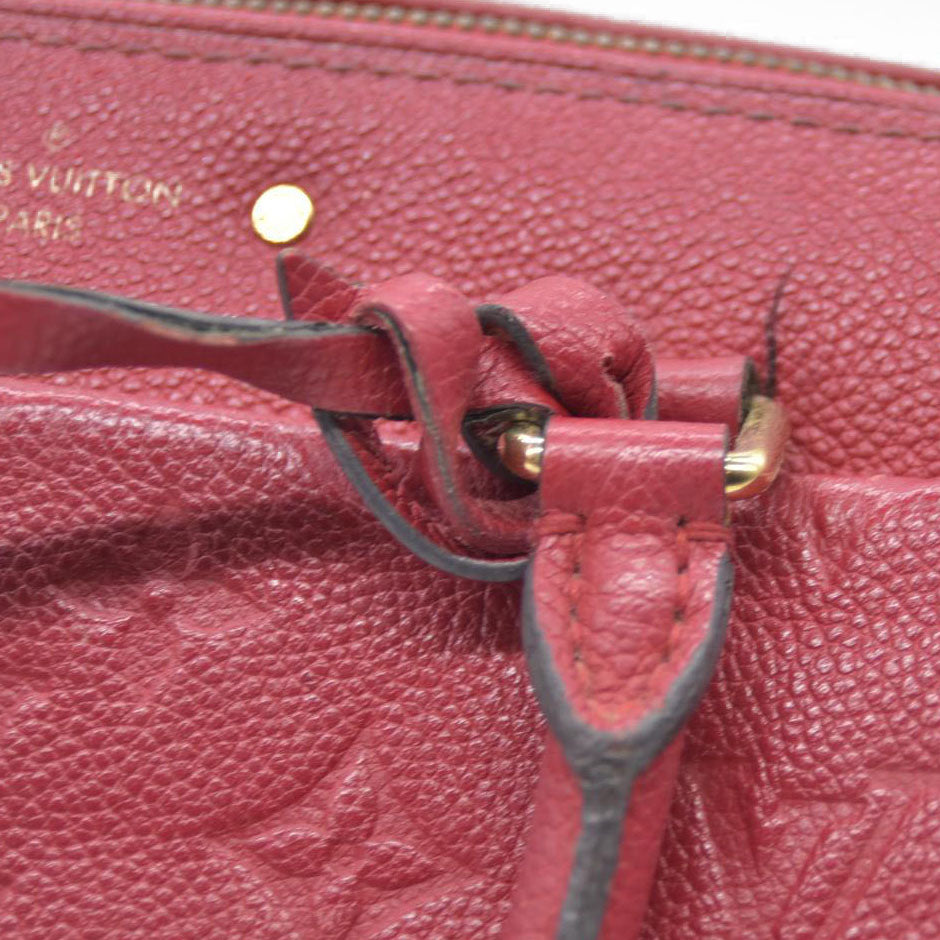 Louis Vuitton  Empreinte Speedy Bandouliere 25 NM Scarlet DU1149