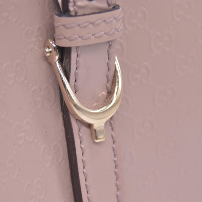 $1350 Gucci Patent Microguccissima Small Nice Top Handle Dome Bag Pink CONSIGNMENT 10021166