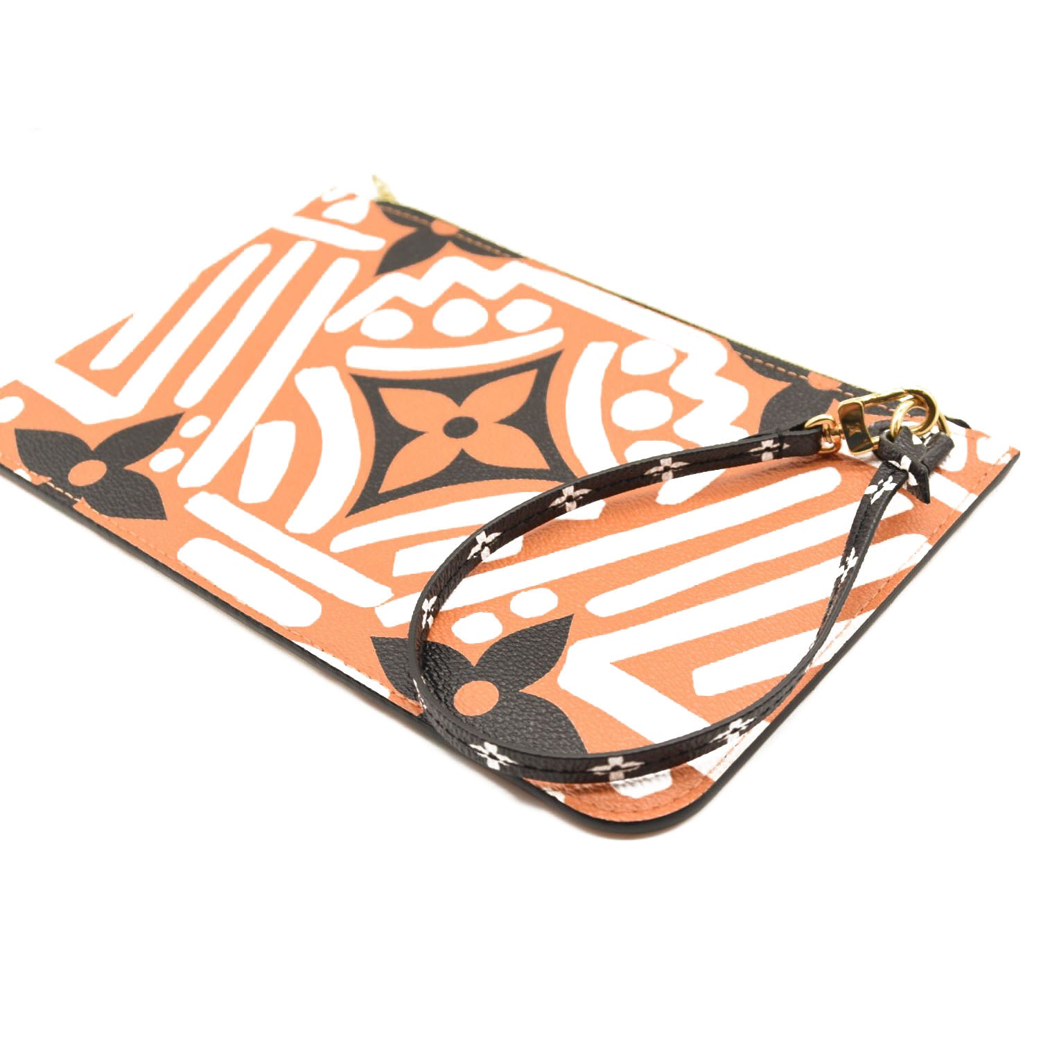 LOUIS VUITTON Monogram Giant Crafty Neverfull MM GM Pochette Creme Caramel