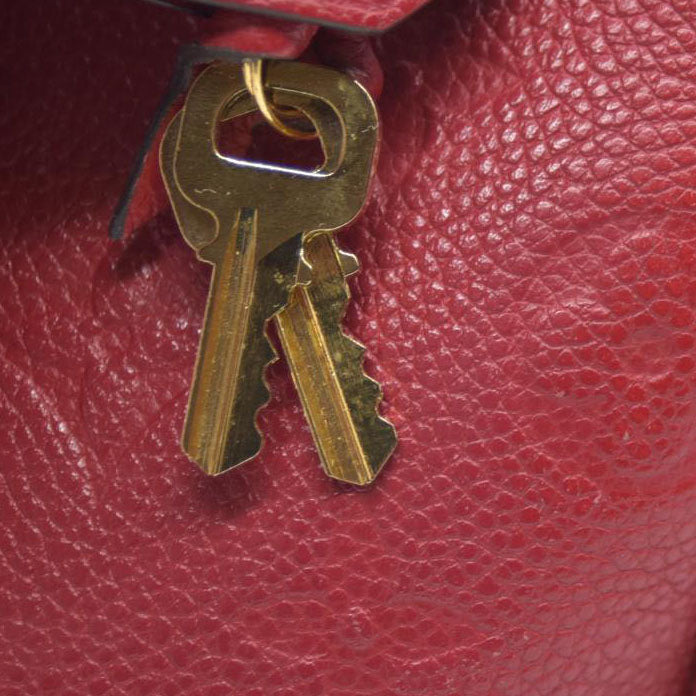 Louis Vuitton  Empreinte Speedy Bandouliere 25 NM Scarlet DU1149