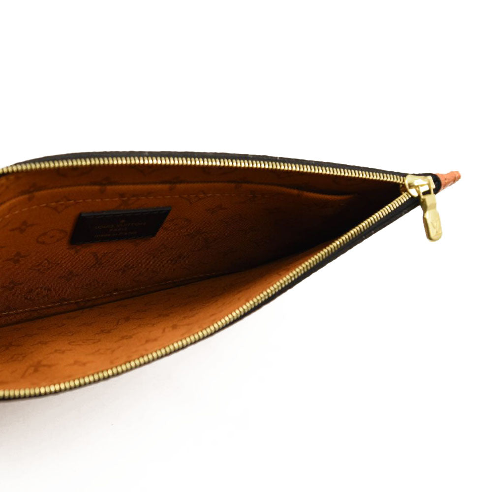 LOUIS VUITTON Monogram Giant Crafty Neverfull MM GM Pochette Creme Caramel