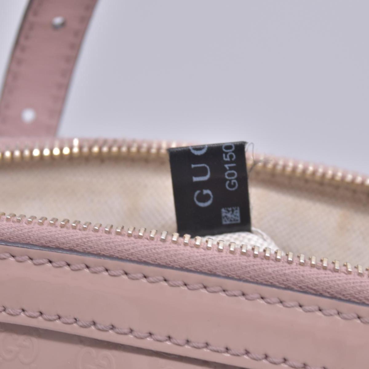 $1350 Gucci Patent Microguccissima Small Nice Top Handle Dome Bag Pink CONSIGNMENT 10021166