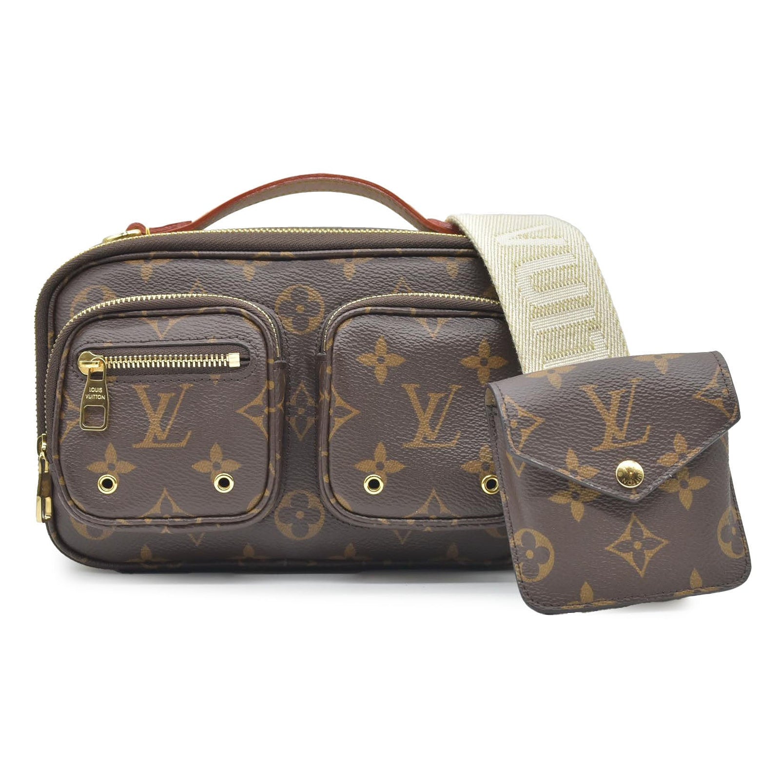 $3300 Louis Vuitton Monogram Utility Crossbody RFID