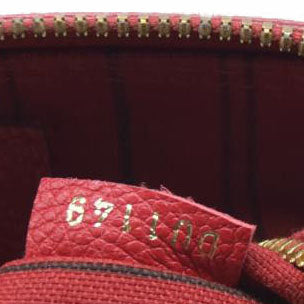 Louis Vuitton  Empreinte Speedy Bandouliere 25 NM Scarlet DU1149