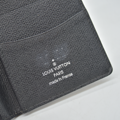 $455 2012 Louis Vuitton Damier Graphite Pocket Organizer NM MI1152 CONSIGNMENT