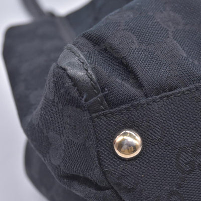$1150 Gucci GG Canvas Abbey Black CONSIGNMENT 10021088