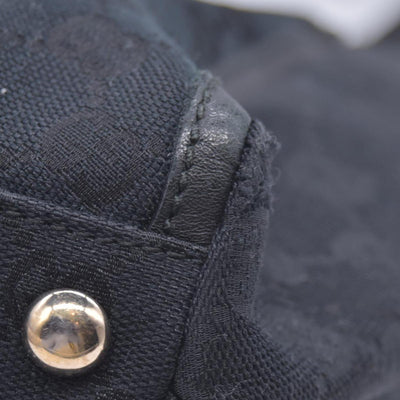 $1150 Gucci GG Canvas Abbey Black CONSIGNMENT 10021088