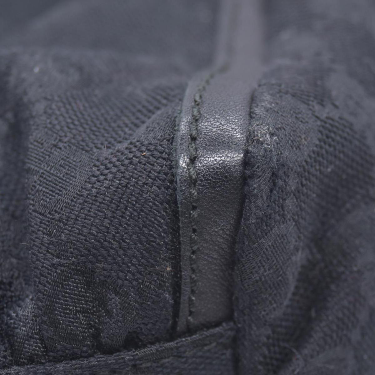 $1150 Gucci GG Canvas Abbey Black CONSIGNMENT 10021088