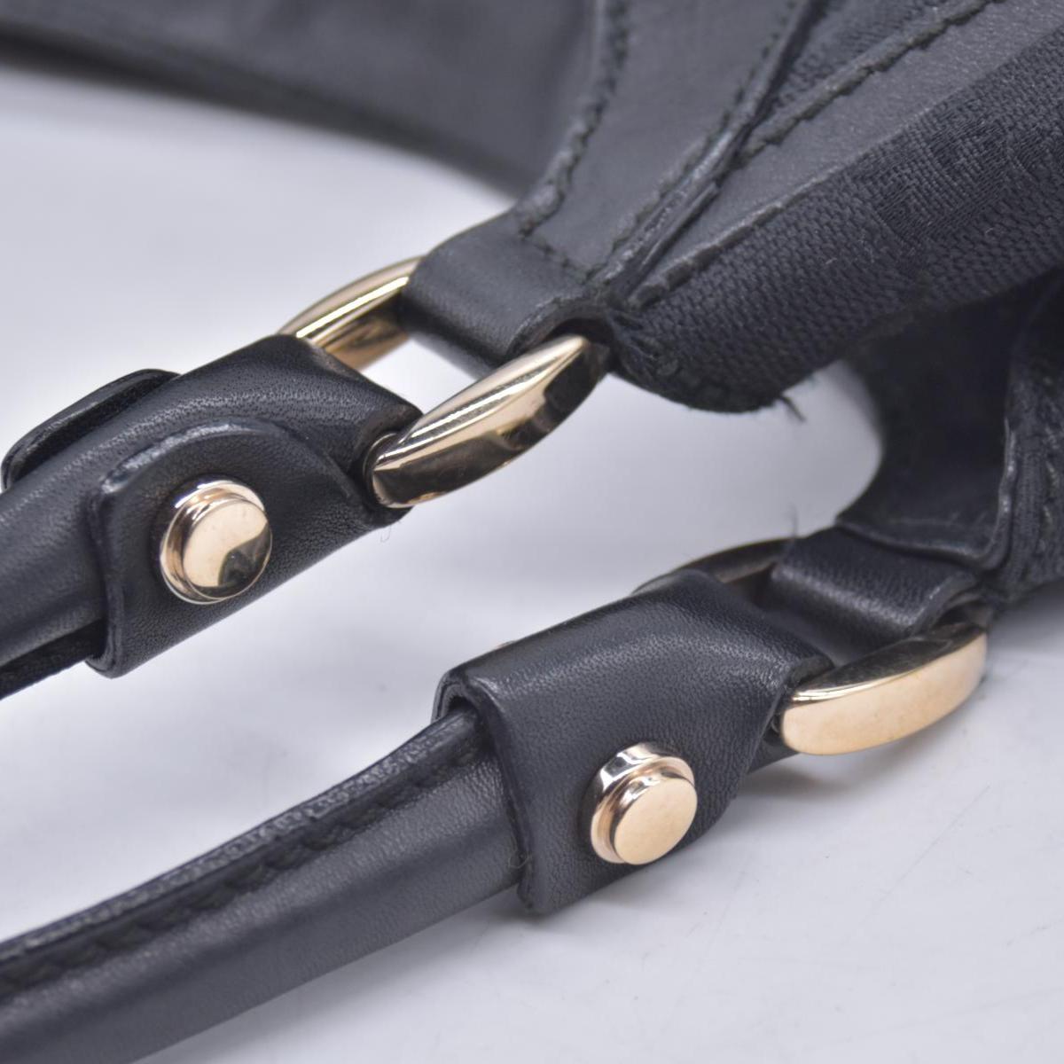 $1150 Gucci GG Canvas Abbey Black CONSIGNMENT 10021088