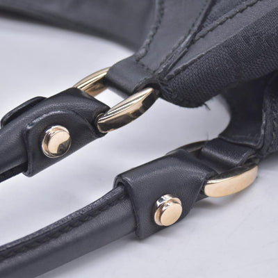 $1150 Gucci GG Canvas Abbey Black CONSIGNMENT 10021088