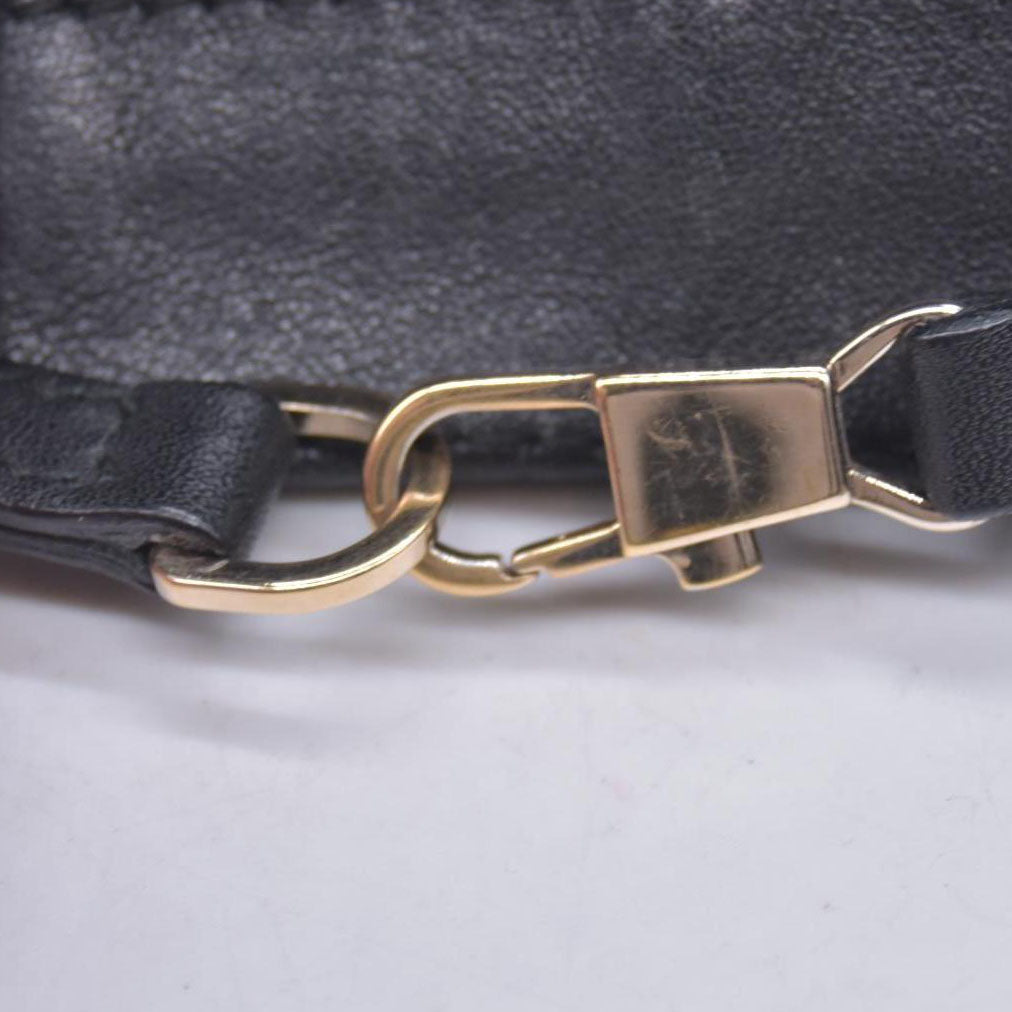 $1150 Gucci GG Canvas Abbey Black CONSIGNMENT 10021088
