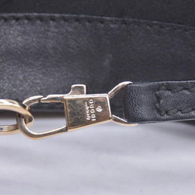 $1150 Gucci GG Canvas Abbey Black CONSIGNMENT 10021088