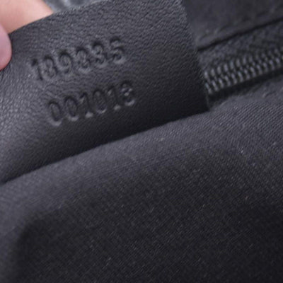 $1150 Gucci GG Canvas Abbey Black CONSIGNMENT 10021088