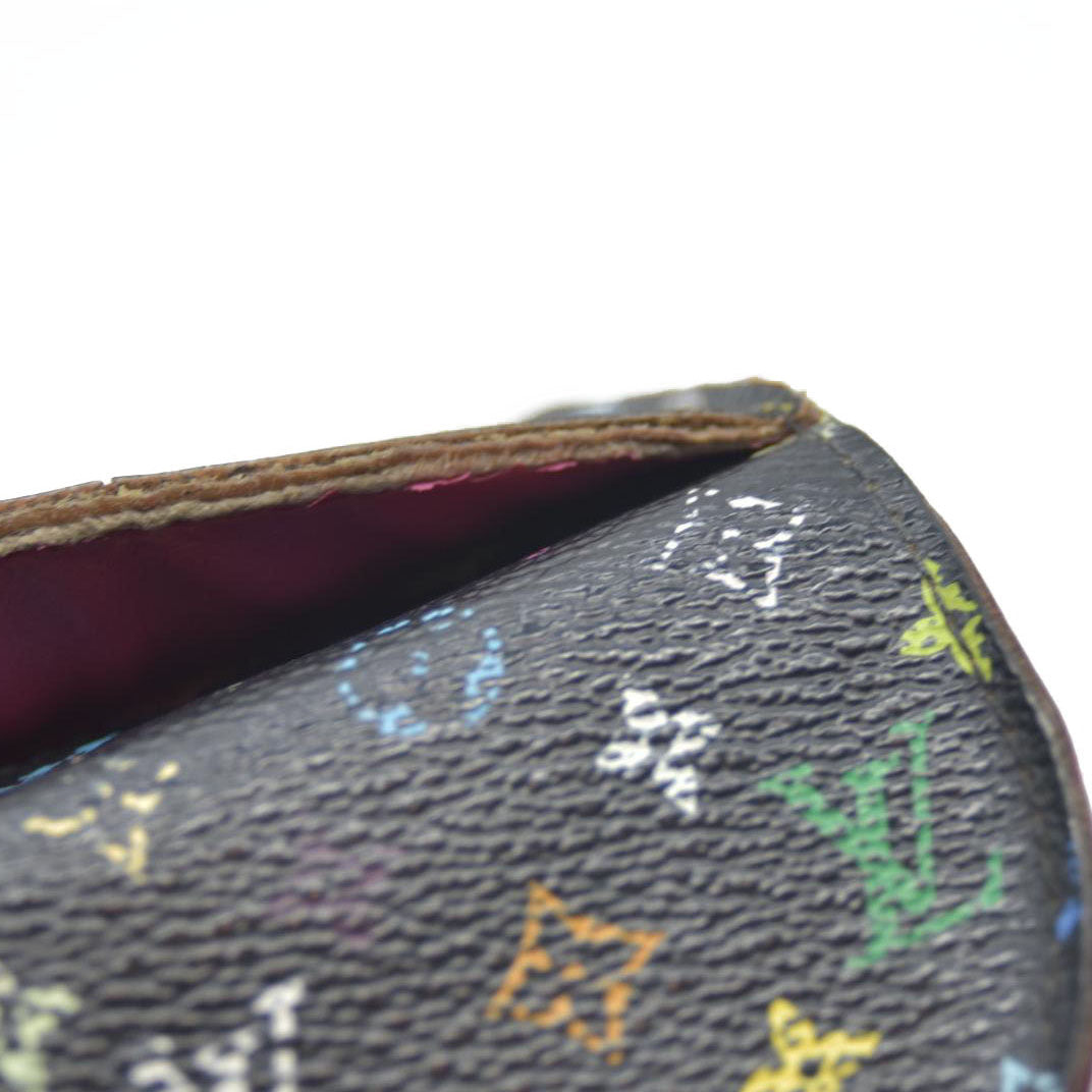 Louis Vuitton $650 Monogram Muakami Enveloppe Cartes De Visite Card Case CA2163